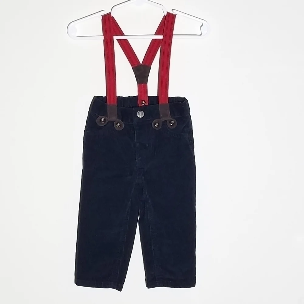 Carter's Corduroy Pants with Suspenders 12m